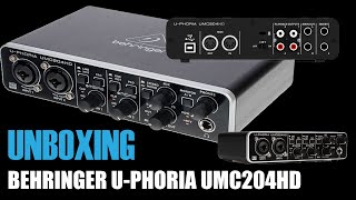 Behringer UMC204HD Unboxing [upl. by Templa]