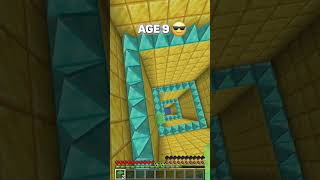 Escaping Skills vs Traps at Different Ages shorts meme minecraft [upl. by Fionnula]