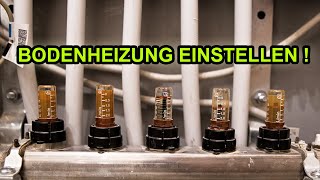 FUßBODENHEIZUNG EINSTELLEN UND DURCHFLUSS REGULIEREN  TUTORIAL  FACTOREM [upl. by Ailem]