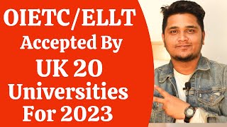 Great News for OIETCELLT Online Test  Accepted by 20 UK Universities2023 [upl. by Yknip]