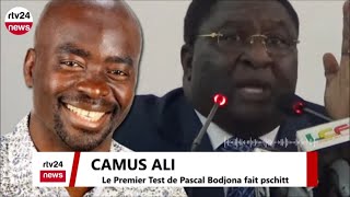 CAMUS ALI  Le Premier Test de Pascal Bodjona fait pschitt [upl. by Dorfman]