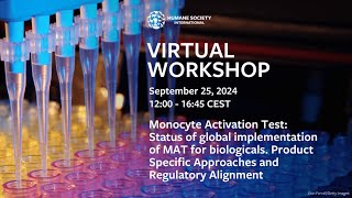 Virtual Workshop Status of global implementation of MAT for biologicals [upl. by Wavell]