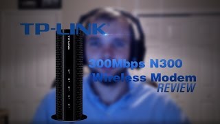 TPLink 7960 Cable Modem Router Review wireless 300mbps [upl. by Shenan]