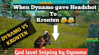 Dynamo vs Kronten  Full intense Sniping Fight Ever ft Dynamo gaming DYNAMO hydra GodL ads [upl. by Irod]