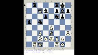 Masic Ljubomir vs Ljubojevic Ljubomir  Yugoslavia Chess 24th 1969 Novi Travnik [upl. by Ilyk711]