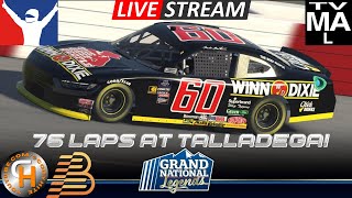 76 Laps of PURE ADRENALINE at Talladega Superspeedway iRacing Live [upl. by Maggs161]