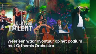 Het loopt weer GEWELDIG uit de hand tijdens de act van Orthemis Orchestra  Hollands Got Talent [upl. by Adirehs]