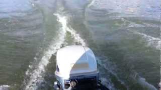 Evinrude 15hp on 14ft Aluminum Boat [upl. by Atiekan]