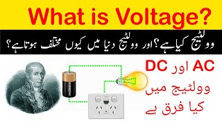 what is Voltage Explained Voltage Basic electricity potential difference [upl. by Emelyne]