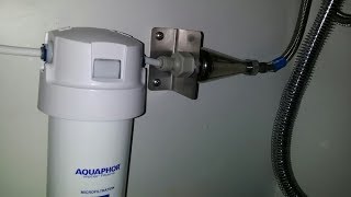 Installatie combinatie waterfilter en vitaliser onder het aanrecht [upl. by Anoyi]