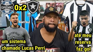 REACT GRÊMIO 0X2 BOTAFOGO l FUTEBOL NÃO É JUSTIÇA É BOLA NA REDE SIMPLES ASSIM [upl. by Lexerd150]