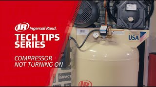 Compressor Not Turning On Troubleshooting  Ingersoll Rand Reciprocating Air Compressor [upl. by Travus]