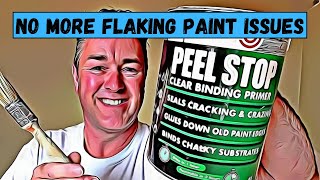 Stop Flaking Peeling Paint Now with Zinsser Peel Stop [upl. by Skvorak405]