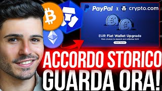 🔥CRYPTOCOM ACCORDO STORICO  ASCOLTA ORA News importanti [upl. by Erait]