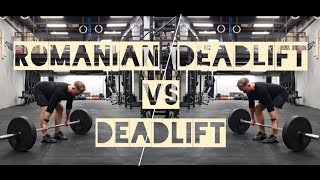 Conventional Deadlift Vs Romanian Deadlift [upl. by Reemas]