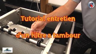 Tutorial entretien dun filtre a tambour [upl. by Eelyram]