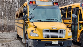 2011 Thomas SafTLiner C2 school bus POV commentary drive  hydraulic brakes Cummins ISB67 [upl. by Eycal139]