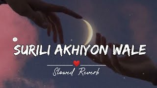 Surili Ankhiyo Wale   Slowed  Reverb  Lyrics  Use Headphones 🎧🎧 [upl. by Pearse587]