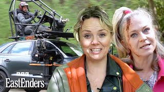 How To Film A CAR CRASH 🎥💥  Behind The Scenes  EastEnders [upl. by Fahland]