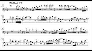 Frank Rosolino quotStardustquot Trombone Solo Transcription by Mario Corvini [upl. by Cristine]