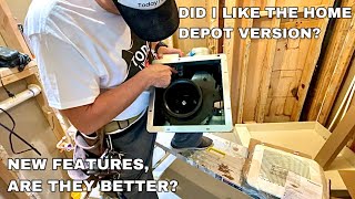 How I Install the Home Depot Panasonic Whisperchoice Retrofit Exhaust Fan With in Ceiling Footage [upl. by Novla]