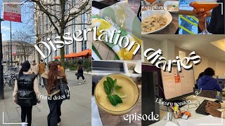 Dissertation diaries ep 1 🍲🥂👩🏾‍🎓 [upl. by Navi]