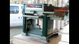 Hitachi P12RA Thickness Planer Jointer [upl. by Pettit658]