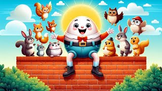 Humpty Dumpty RhymesNew Rhymes for kidspreschool learning Rhymes kids educational videos [upl. by Lonnie]