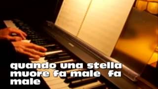 Base musicale di quotQuando una stella muorequot per pianoforte [upl. by Aivila289]