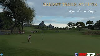 PGA TOUR 2K23  MARIGOT TRAILS ST LUCIA [upl. by Peria522]