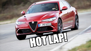 Alfa Romeo Giulia  Fast Lap  Onboard LAnneau Du Rhin  Best Handling Car 2017  sport auto [upl. by Rania]