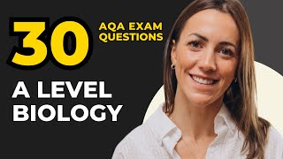 30 ALevel AQA Biology Revision Exam Questions 2024 [upl. by Ylyl]