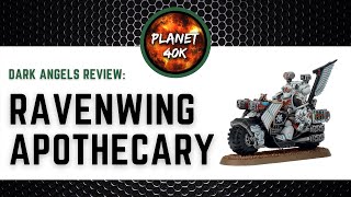 Ravenwing Apothecary CHEESE  Dark Angels  Space Marine Review  Tactics  Warhammer 40k [upl. by Mcgill]