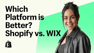 SHOPIFY vs WIX Which Is The Better eCommerce Platform [upl. by Eikcid]