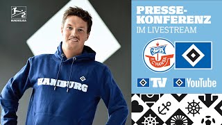 RELIVE PRESSEKONFERENZ MIT MERLIN POLZIN I 22 Spieltag I Hansa Rostock vs HSV [upl. by Toms]