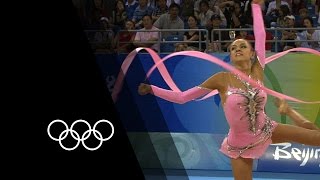 Kanaevas Rhythmic Gymnastics Double Gold  90 Seconds of the Olympics [upl. by Atirehc]