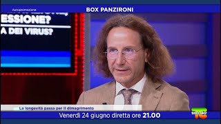 Promo Panzironi la longevità passa per il dimagrimento 24062022 [upl. by Reg]