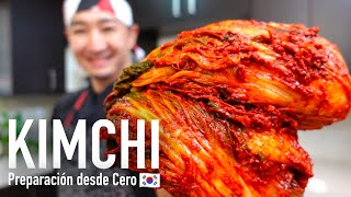 kimchi Todos los detalles de Kimchi preparación desde Cero Ep1  Cocina japonesa con Yuta [upl. by Ycnaffit]