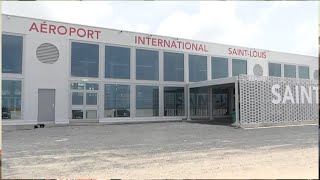 Sénégal St Louis mise en exploitation de l’aéroport international Ousmane Masseck Ndiaye [upl. by Llehsem]