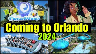 Everything Coming to Orlando in 2024 New Lands Coasters amp Attractions in Orlando Florida [upl. by Ariak]