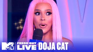 Doja Cat Talks New Say So Music Video ft VIRAL TikTok  MTVFreshOut [upl. by Teodor]