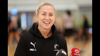 Silver Ferns Training Camp  Laura Langman [upl. by Flosi673]