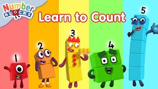 Lets count 1 to 5  Learn to count 12345  Counting Cartoons for Kids  Numberblocks [upl. by Adelle]