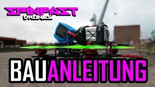 Howto für Einsteiger Renn FPV Drohne für 160 EUR selbst gebaut Martian Bauanleitung 2019 Edition [upl. by Reifel]