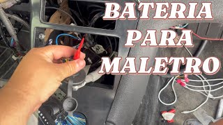 Poniendo BATERIA en el MALETERO a el 200sx S13 [upl. by Halyak]