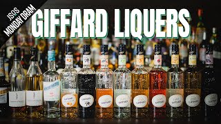 Giffard Liqueurs and Syrups  Monday Dram  Just Shake or Stir [upl. by Arlin]