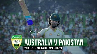 Australia v Pakistan  Second Test  Day 3 Highlights Cricket 19 [upl. by Sikram66]