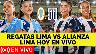 ALIANZA LIMA VS REGATAS LIMA HOY EN VIVO HORARIO Y TRANSMISIÓN DEL PARTIDO [upl. by Qulllon]