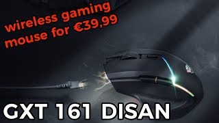 Trust Gaming GXT 161 DISAN Wireless Gaming mouse  review [upl. by Nowaj783]