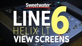 Line 6 Helix LT View Screens [upl. by Atnohs41]